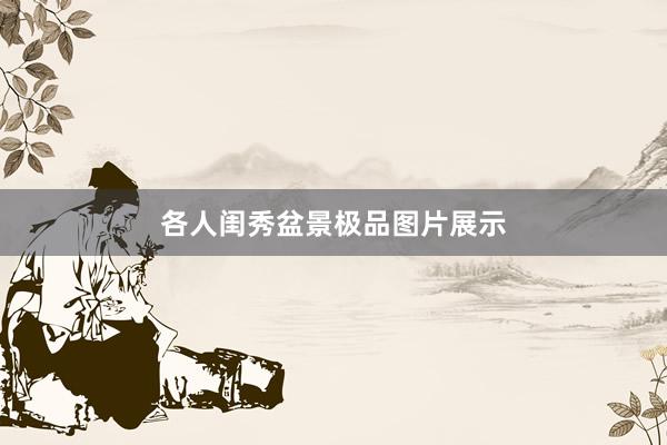 各人闺秀盆景极品图片展示
